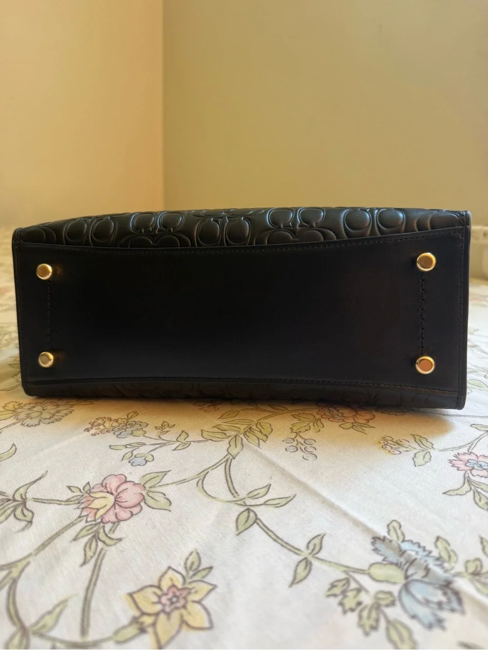 Coach Charlie Carryall 28 in Signature Embossed Leather